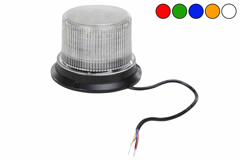 Class 1 LED Beacon with 30 Strobing Light Patterns - Permanent Surface Mount - 1440 Lumens - PuriLite