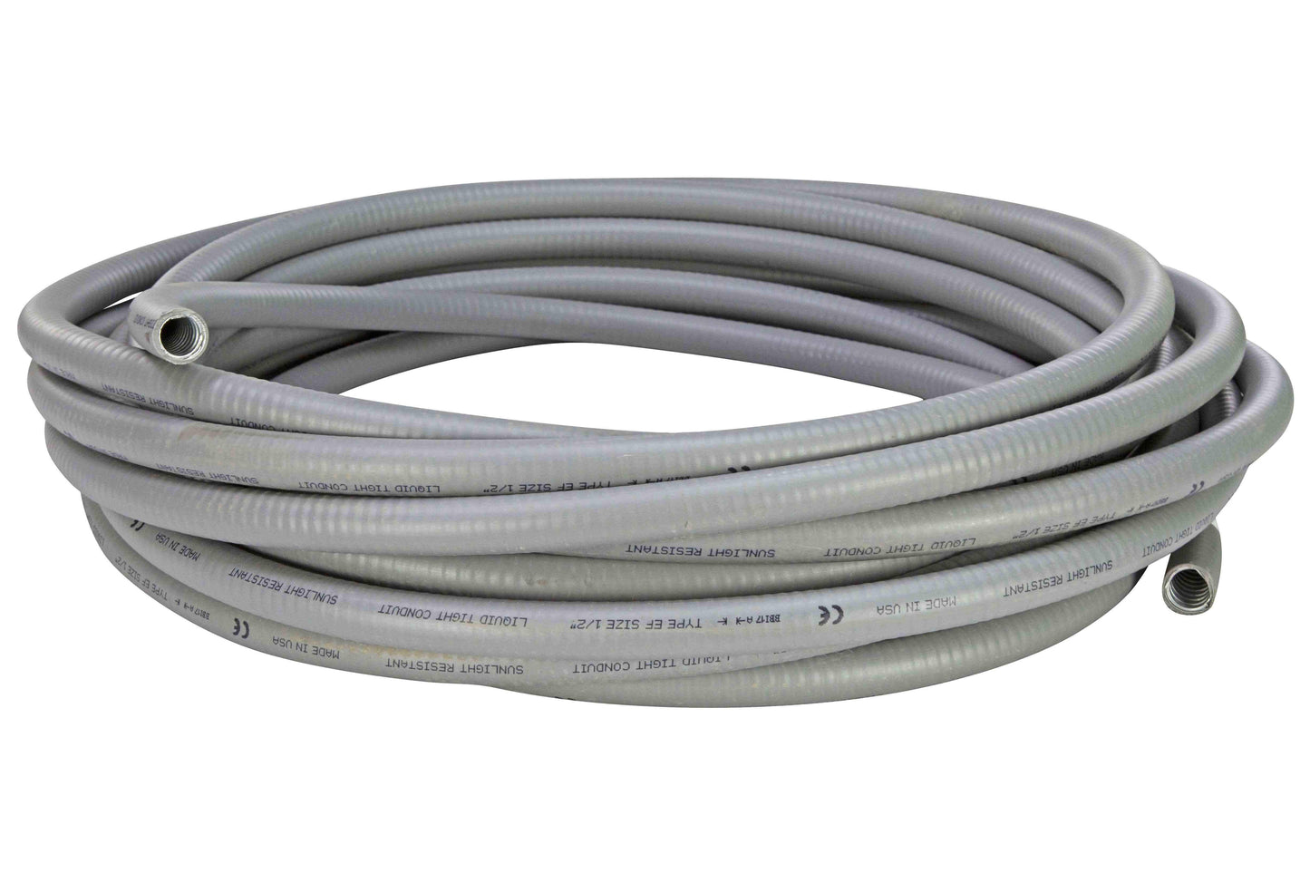 Larson 50' Spool of 1/2" VF Core Liquid Tight Flexible Steel Conduit - PuriLite