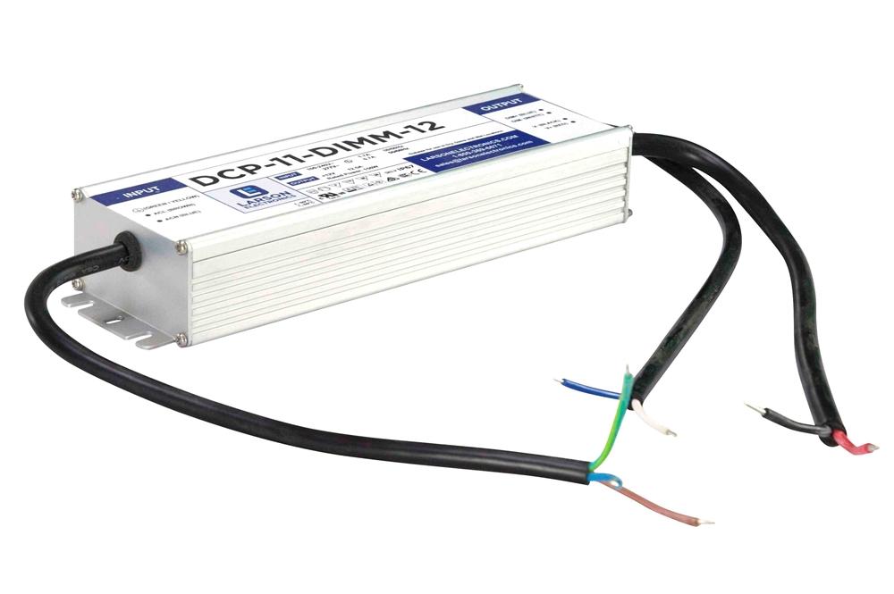 Dimmable Waterproof Transformer Converts 120V-277V AC (wall outlet) to 12/24 Volts DC - 11 Amps Max - PuriLite