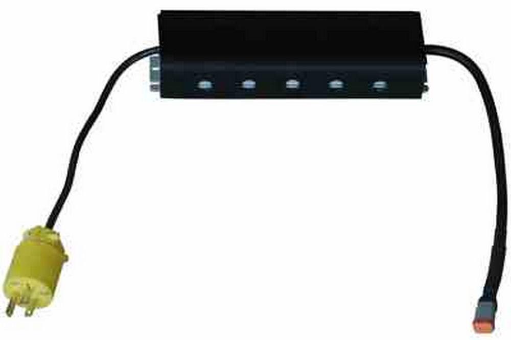 Waterproof Transformer Converts 120-240V AC to 12/24 Volts DC - 25 Amp Max- Straight Blade Wall Plug - PuriLite