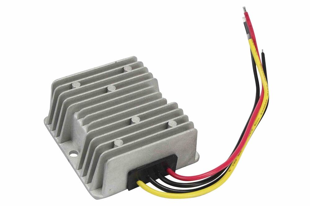 Encapsulated DC to DC Stepdown Transformer - 48V DC to 12V DC - 40 Amps - Flying Leads - Waterproof - PuriLite
