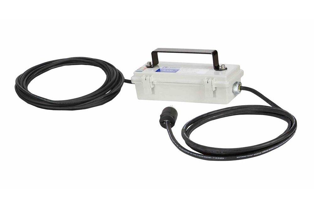 Waterproof Transformer - Converts 120V-277V AC to 12/24 Volts DC - 5 Amps - Multiple Plug Options - PuriLite