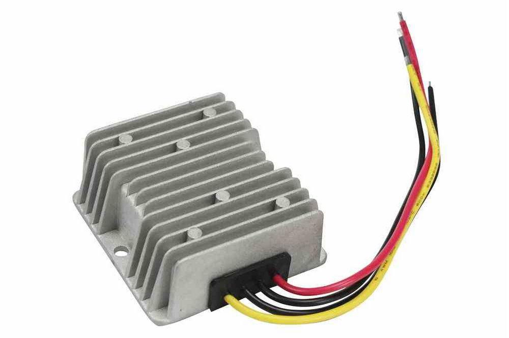 Encapsulated DC to DC Stepdown Transformer - 58V DC to 12V DC - 40 Amps - Flying Leads - Waterproof - PuriLite