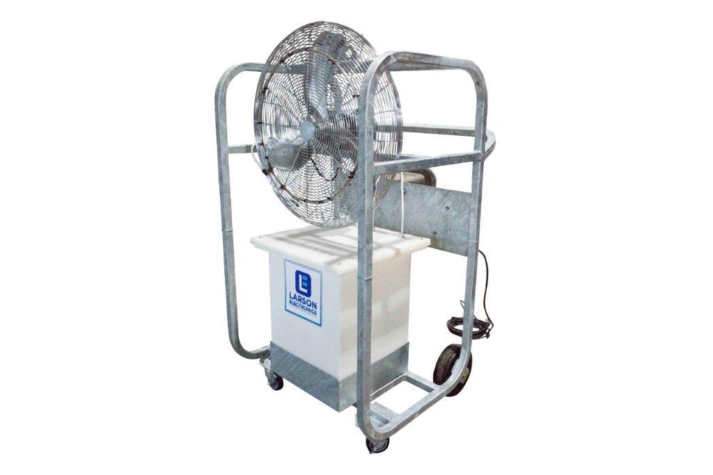 Larson Explosion Proof Portacool Portable Evaporative Cooler - Galvanized - 30" OD - 8723 CFM - 50 Gallon - PuriLite