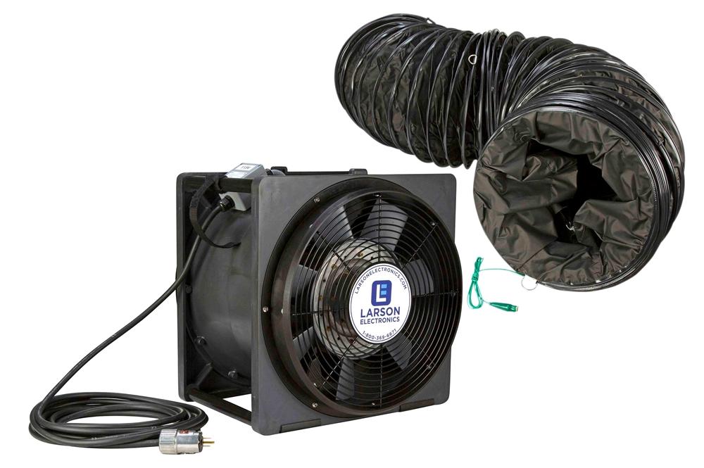 Electric Explosion Proof Blower / Ventilator - 4450 CFM - 16 inch - Class 1 Division 1 - PuriLite