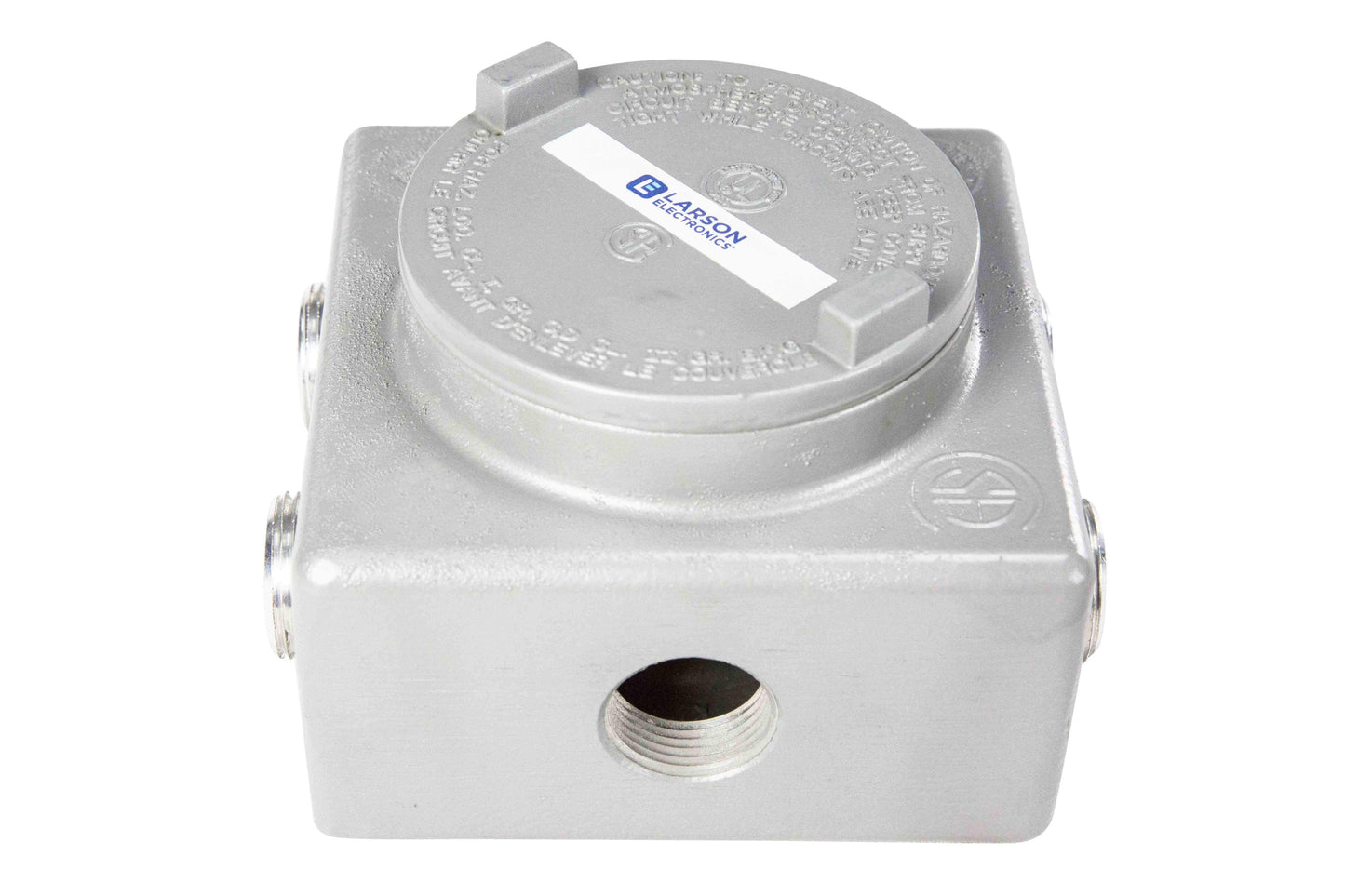 Larson Explosion Proof Junction Box - Class I, II, III - Copper-free Aluminum - (7) Internal Female Hubs - PuriLite