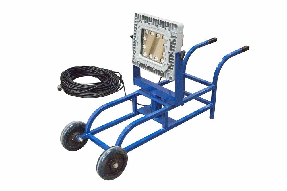 Low Voltage Explosion Proof LED Tank Light - Portable Wheelbarrow Cart - 12-24V - Spread- C1 D1 - PuriLite