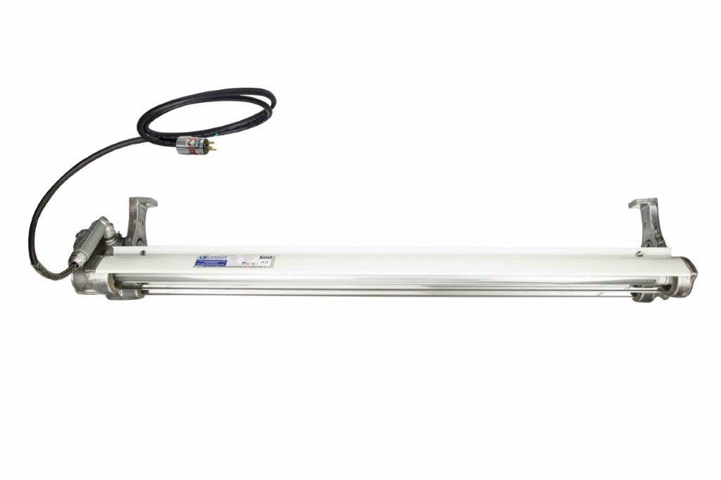 Larson Explosion Proof LED Paint Spray Booth Light - C1D1, 2nd Gen - 6' SOOW Cable w/ EXP Cord Cap - PuriLite