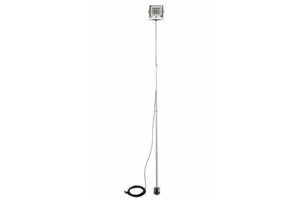 150W Explosion Proof Telescoping Anodized Aluminum Pole Mount LED Light Tower - 5-12' -Surface Mount - PuriLite