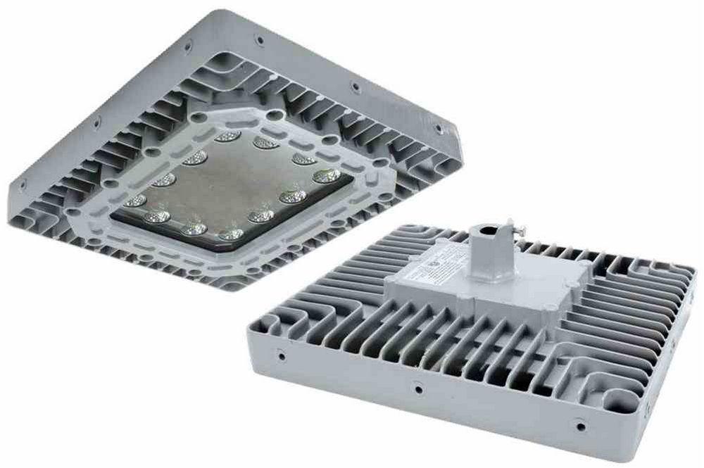 150W C1D1 Explosion Proof High Bay LED Light Fixture -21000 Lumens - 6' SOOW Cord w/ EPP Cord Cap - PuriLite