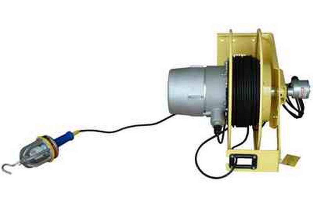 Explosion Proof Compact Fluorescent Drop Light w/ Explosion Proof Cord Reel - Class I, Div. I - 26W - PuriLite