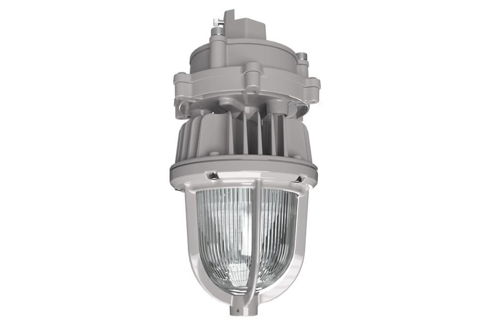 25W Explosion Proof LED Light, C1D1, 347/480V, 3,750 lms, Pendant Mount, Mason Jar / Jelly Jar - PuriLite