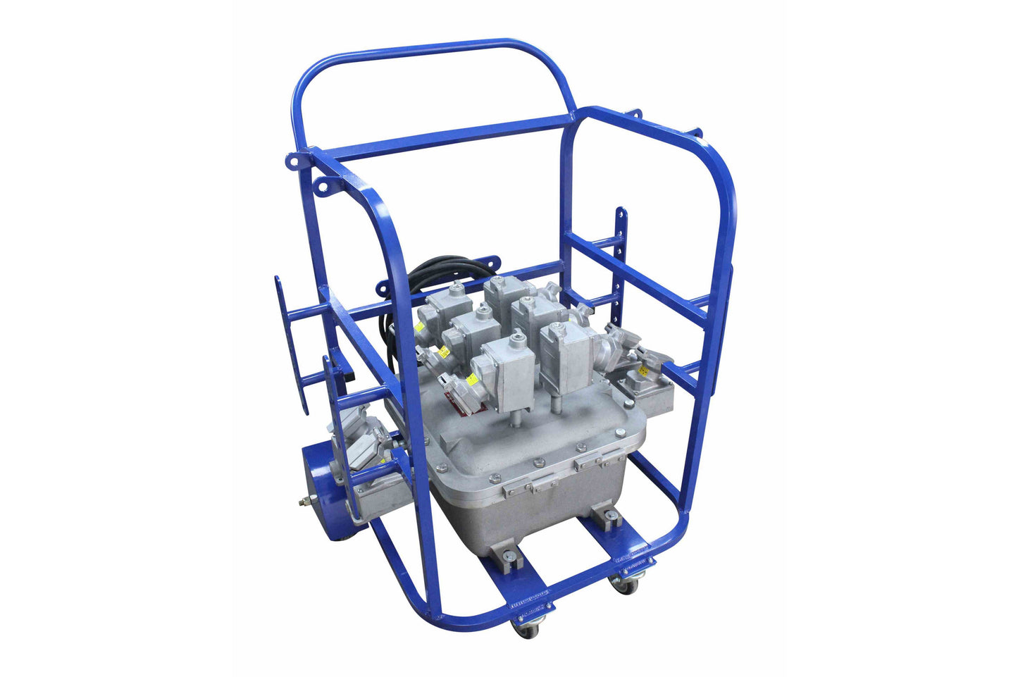 Larson Explosion Proof Portable Spider Box - 220V Primary - 220V Secondary - (10) 220V Outlets - Wheel Cart - PuriLite