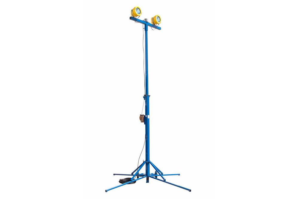 Two 70 Watt Metal Halide Explosion Proof Lights on Quadpod - Class I, Div. I - 220 Volts, 50/60Hz - PuriLite