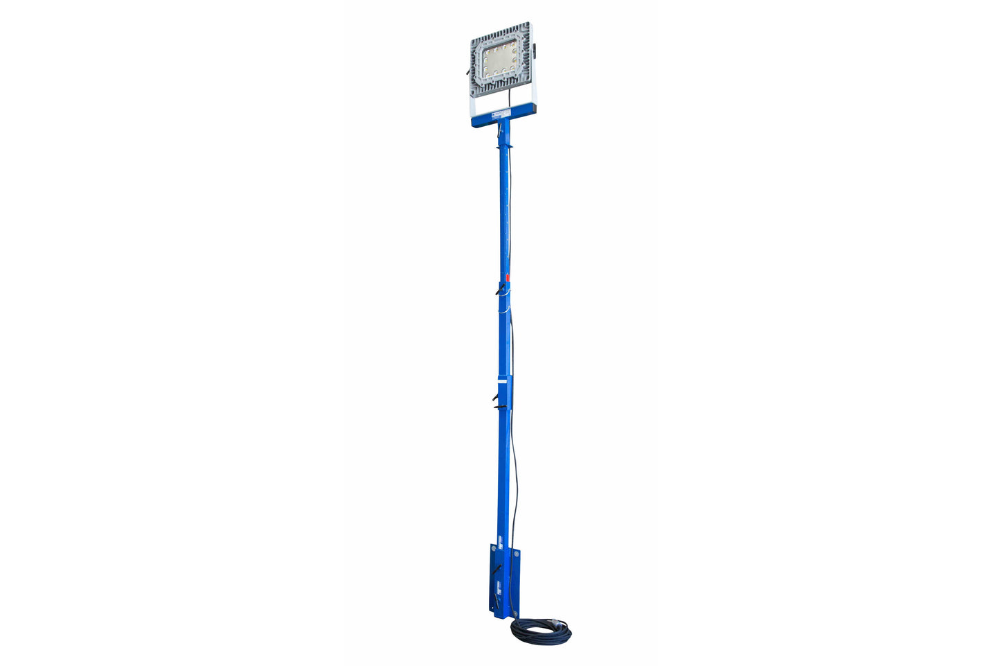 Larson 150 Watt Explosion Proof Telescoping Pole Mount LED Flood Light Tower - Stationary Mount - 120-277V - PuriLite