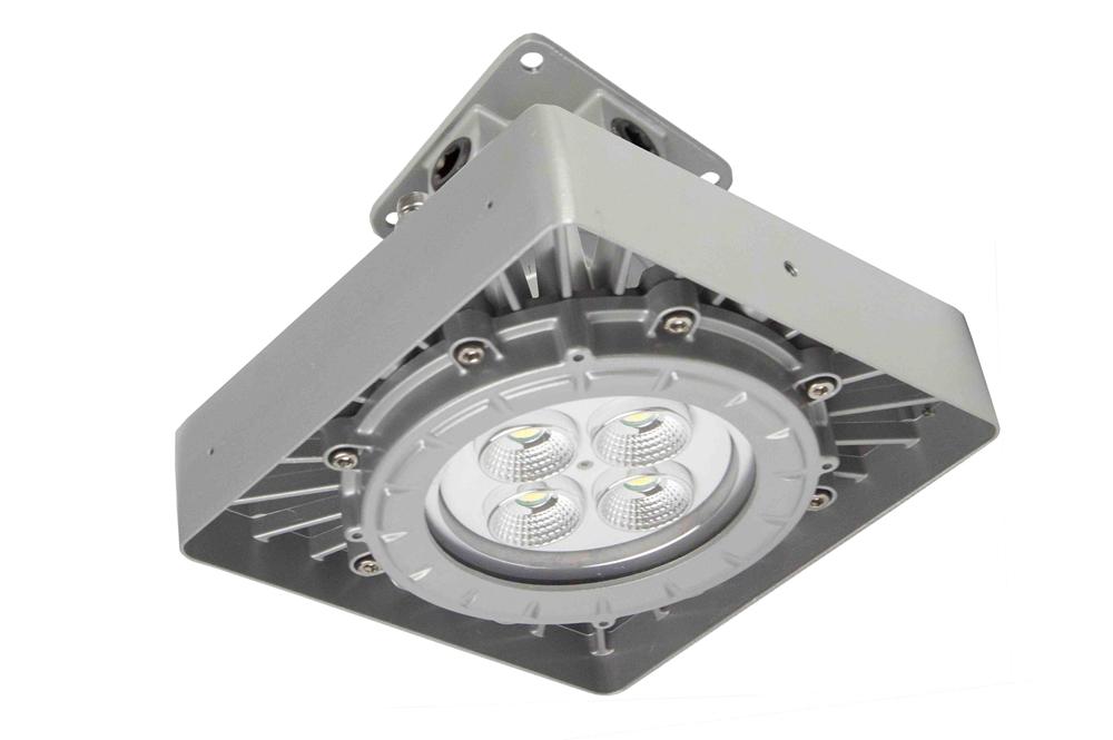 45W Hazardous Location Low Bay LED Fixture - Paint Spray Booth Approved -6,300 lms - Ceiling Mount - T5 - PuriLite