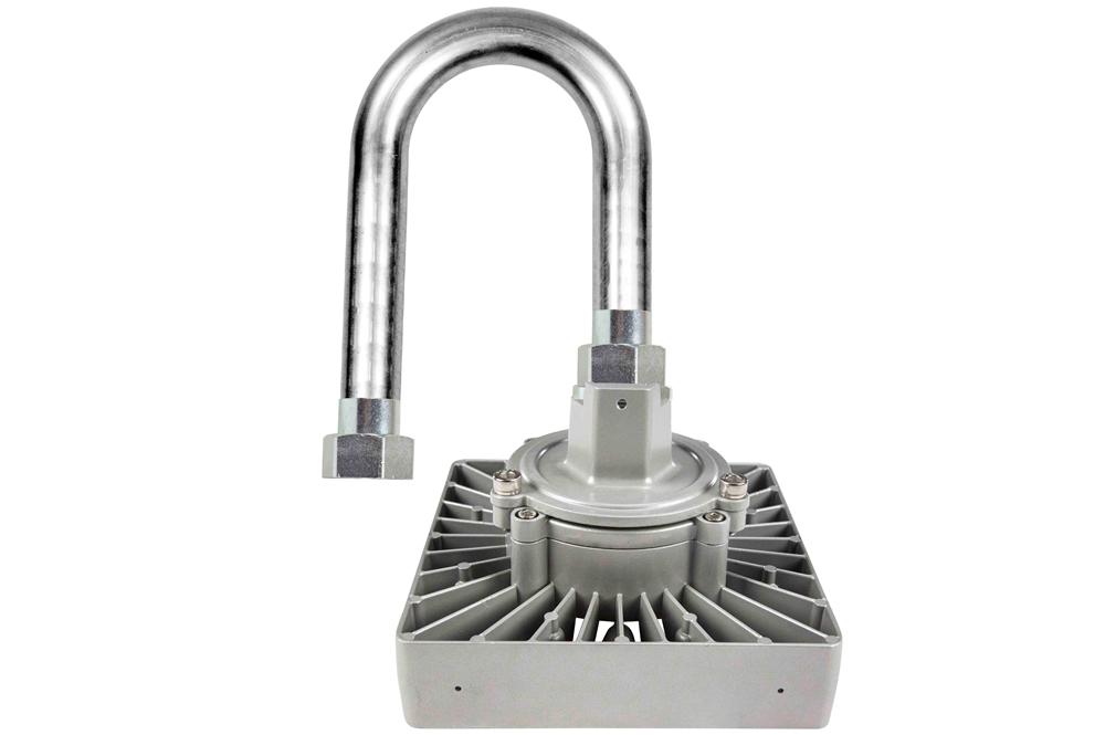 80W Hazardous Location Low Bay LED Light Fixture - Paint Spray Booth Approved - 8,000 Lumens - T5 - 90° Stanchion Mount - PuriLite
