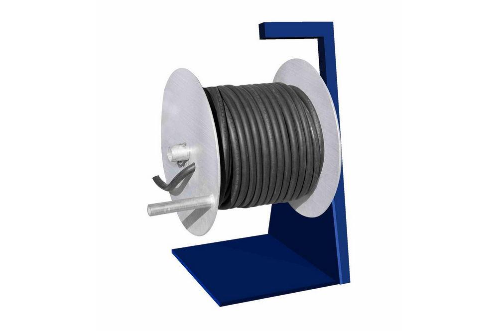 Explosion Proof Aluminum Manual Crank Cord Reel - 25' 16/7 SOOW Cord - 20A Cont. Service - PuriLite