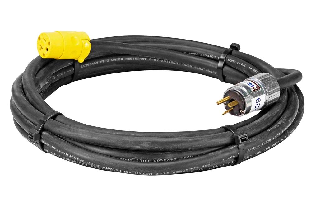 Explosion Proof Fixture/Extension and Cord Plug - 20 Amp Rated - 25 ft Cord - Hot Work Permit - PuriLite