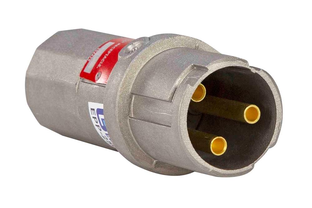 Explosion Proof Plug - C1D1 - 125-250V - 20-amp Rated - 2P3W +1 Ground - NEMA - PuriLite