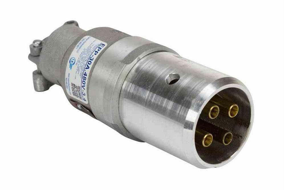 480V Explosion Proof Fixture/Extension Cord Plug - 30 Amp Rated - 20HP - PuriLite