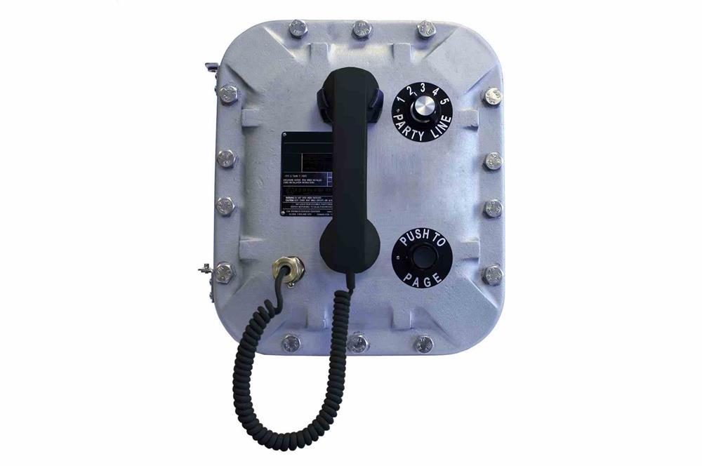 Explosion Proof Telephone - Class I/II/III - Slave Station/Pager - VoIP, Serverless - IP66/NEMA 4X - PuriLite