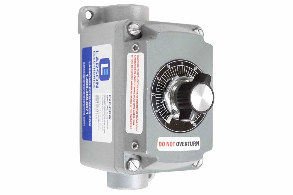 Explosion Proof 0-10V Rotary Dimmer Switch - C1D1&2 - C2D1&2 - Class III - PuriLite