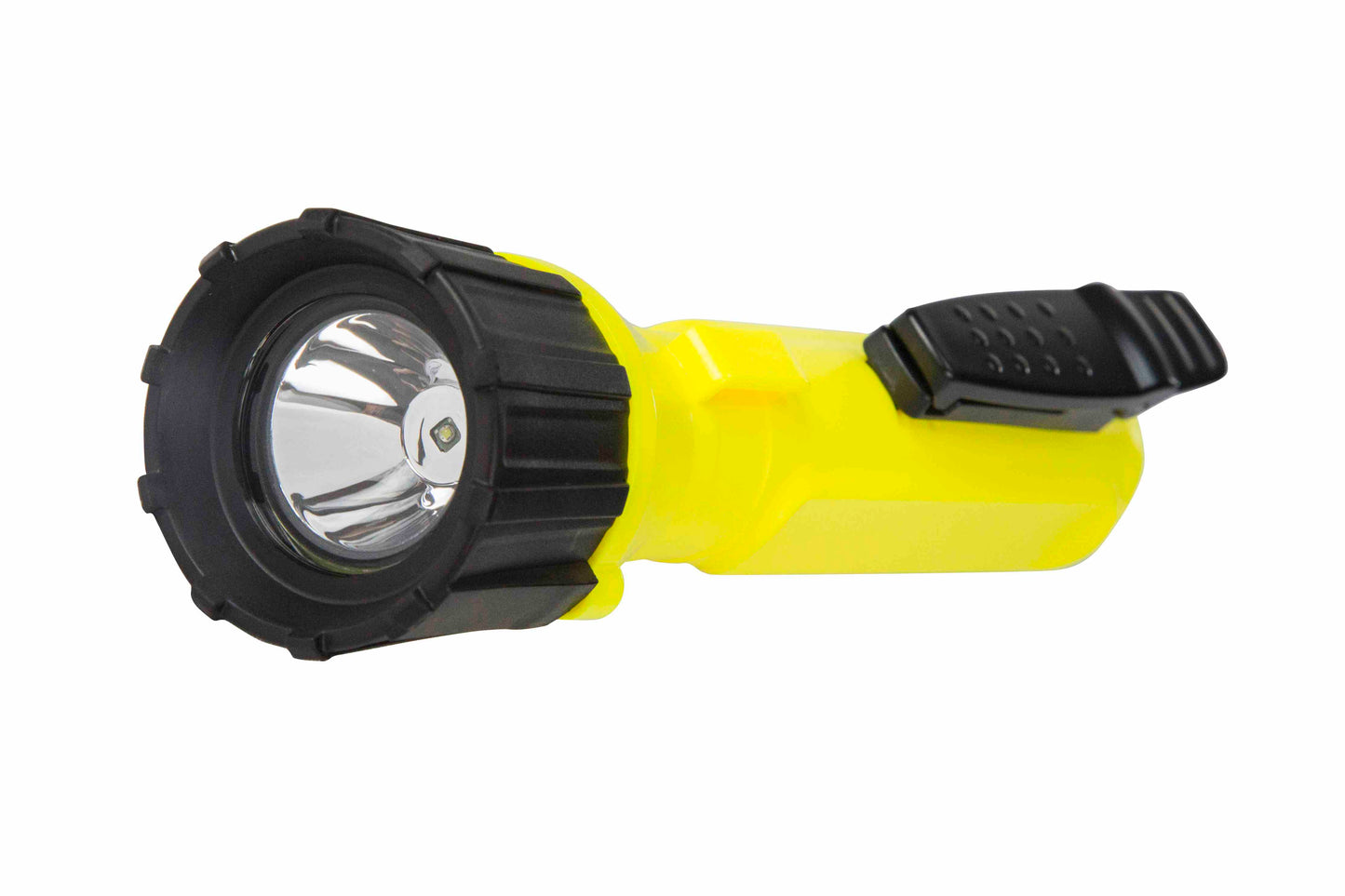 Larson Intrinsically Safe LED Flashlight - C1D1 / C2D1 - 499' Beam - IP67 - ATEX /IECEx - 2-way Belt Clip - PuriLite