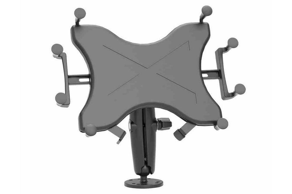 Adjustable Ball Mount for 10" Explosion Proof Tablet - 2" AMPS Mounting Base - 1" Ball and Socket - PuriLite