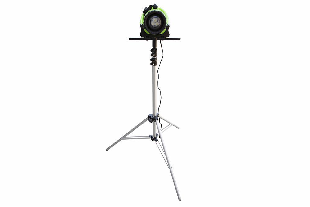 Explosion Proof Rechargeable LED Flashlight - Tripod Mounted - 5 Light Patterns - Intrinsically Safe - PuriLite
