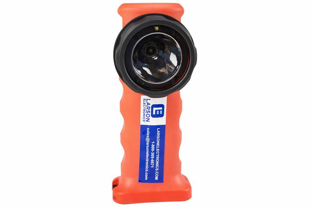 Intrinsically Safe Dual LED Right Angle Flashlight - C1D1, ATEX/MSHA - Spot/Flood - Rechargeable - PuriLite