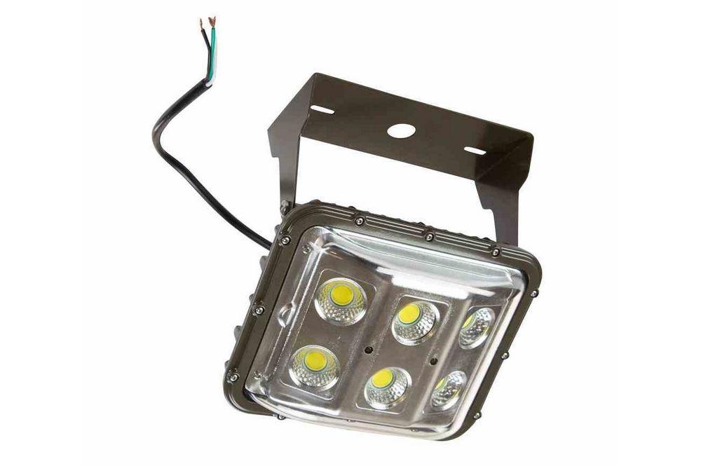 60 Watt Low Canopy LED Low Bay Light with Glare Shield - Low Bay Fixture - PuriLite