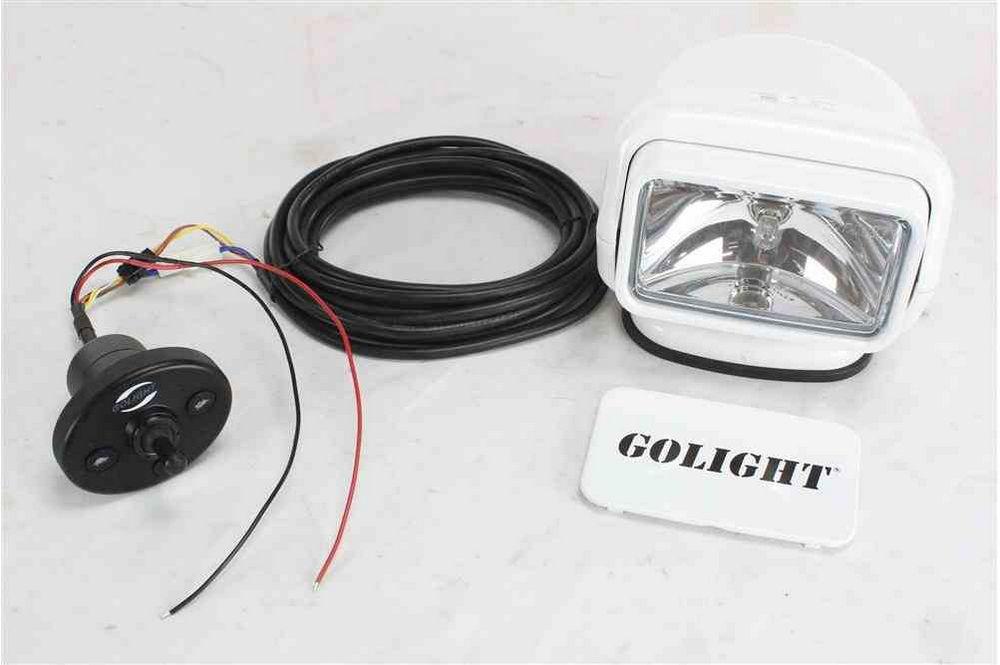 Golight Stryker Spotlight - Magnet Mount- Wired Dash Mount Remote - 12V - White - 32' Remote Harness - PuriLite