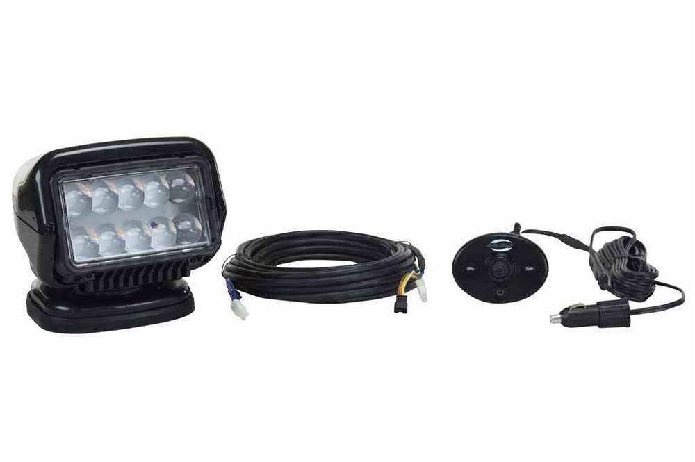 GL-30215 Magnetic Mount LED Golight Remote Control Spotlight - Wired Dash Mount Remote - Black - PuriLite