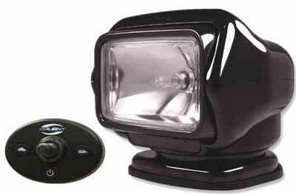 35W HID Golight Stryker w/ Wired Dash Remote - Black - 3000 Lumens - 5000' Beam - 24V - GL-30211 - PuriLite