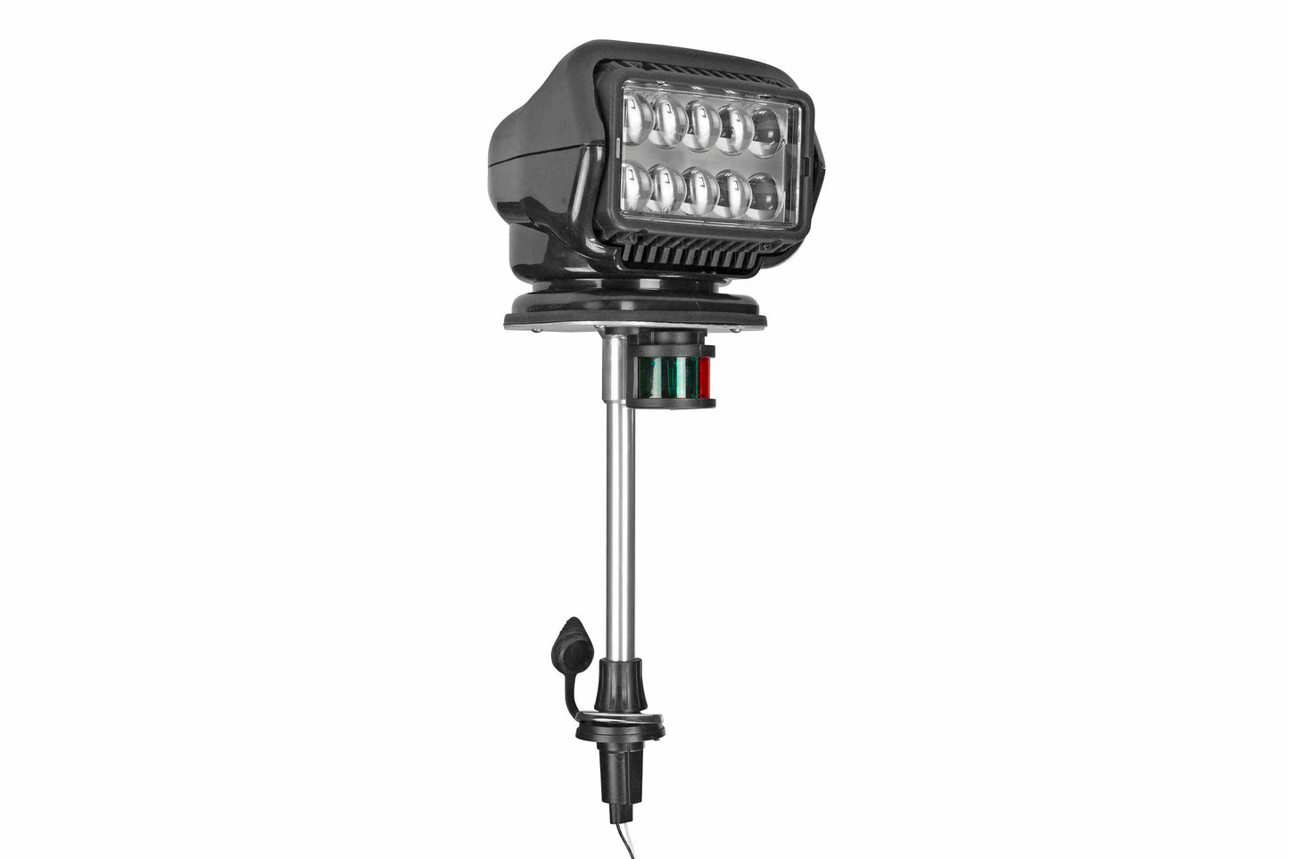 Larson LED Golight Stryker Wireless Spotlight w/ Remote Control - 900ft Beam - Perko/Bow Stanchion Mount - PuriLite