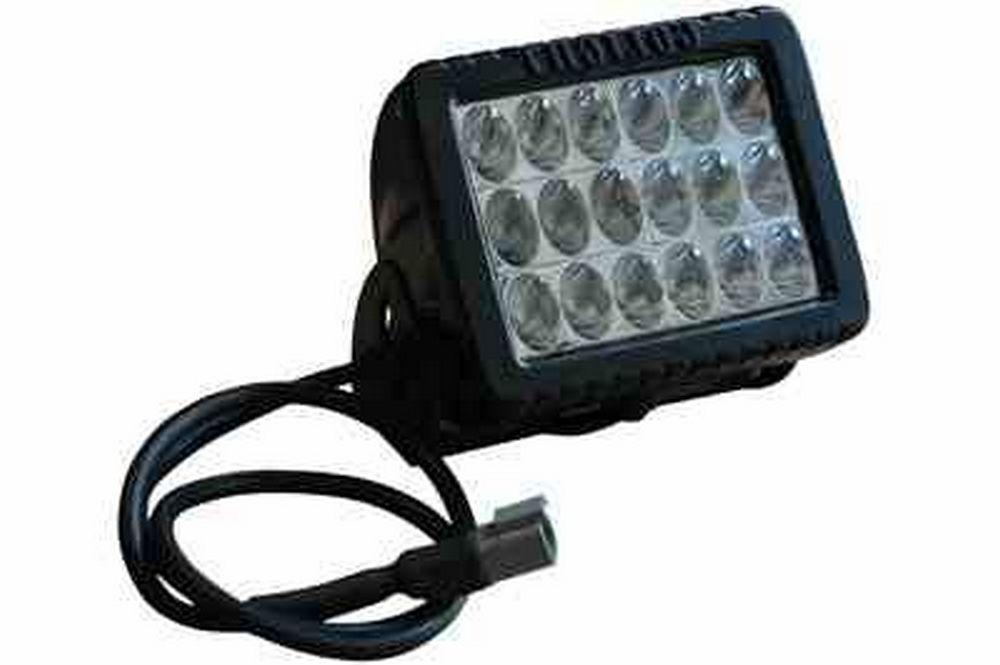 Golight LED Light Emitter - Flood Beam - Trunnion U-Bracket - (18) 4-Watt LEDs - 9-32V - 6000 Lumen - PuriLite