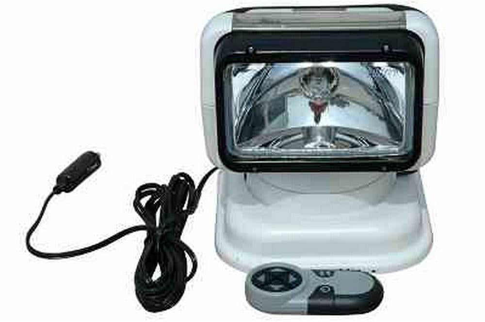 Magnetic Golight Radioray Spotlight w/ Wireless Remote - Clear Housing Top - 12V - White - 700' Spot - PuriLite