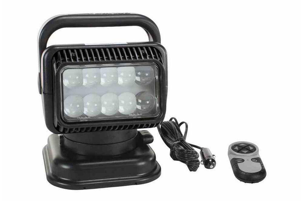 79504 Golight Wireless Remote Control LED Spotlight - 6, 6-Watt LEDs - 900' Beam - 12V - Perm. Mount - PuriLite