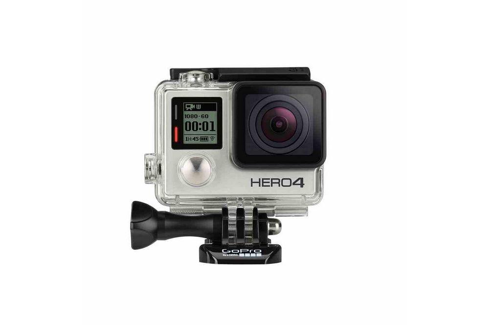 GoPro HERO4 Silver Action Camera - Max 2.7K Video Resolution - 12MP Images - Waterproof to 131 Feet - PuriLite