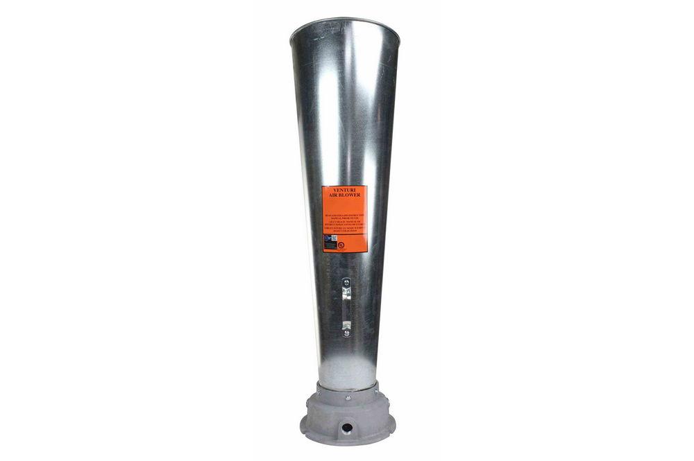General Purpose Ventilation Fan - Venturi-Style Blower - 3752 CFM @ 90 PSIG - 4" OD - PuriLite