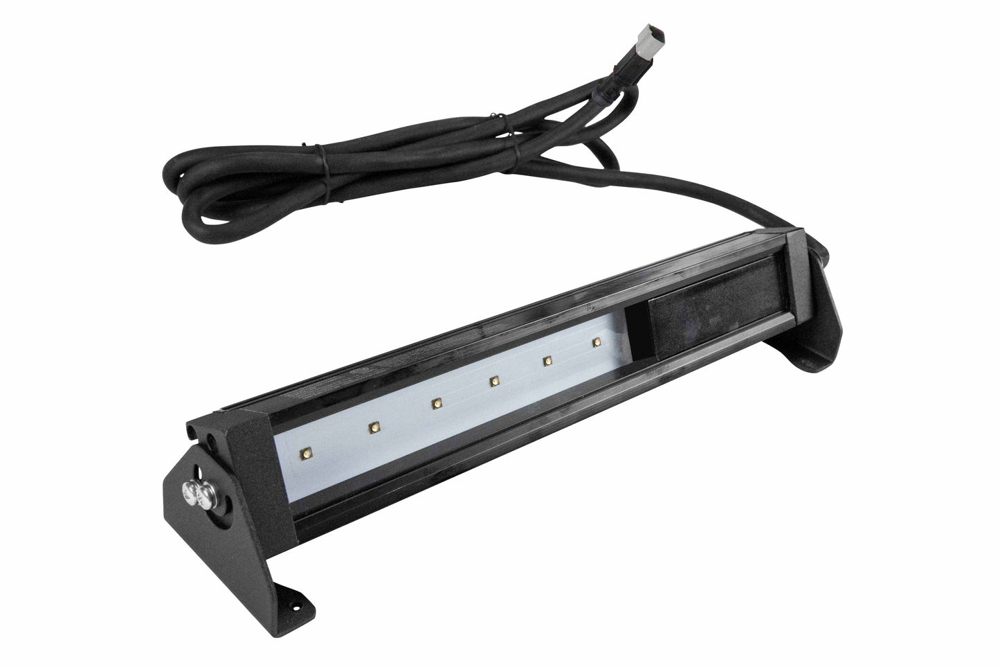 Larson 10 Watt Low Profile Ultraviolet LED Light - Low Voltage UVA Linear - Class 1 Division 2 - 1' Strip - Line-In Deutsch Connector - PuriLite