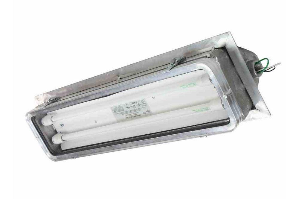 Flange Mount Hazardous Location Area Fluorescent Fixture - 2 foot, 2 lamp - Fluorescent Lamps - PuriLite