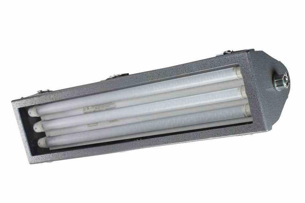 Hazardous Location Fluorescent Pivoting Light - C1D2 - (3) 24" Lamps - 120-277V AC - PuriLite