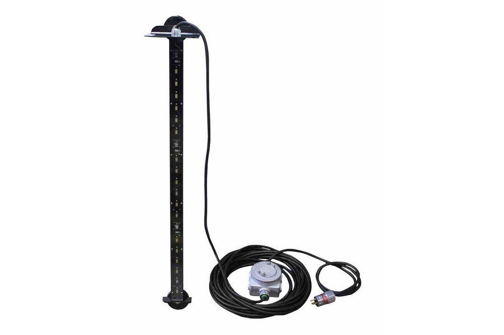 25 Watt Low Profile Hazardous Area LED Fixture - 120-240V w/ Stepdown Transformer - 50ft Cable - PuriLite