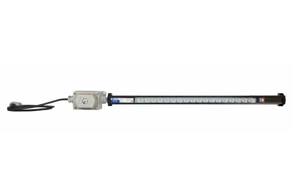 21W Class 1 Division 2 LED Fixture - 3' Low Profile Light Strip - 120-240V AC/DC High Voltage - PuriLite