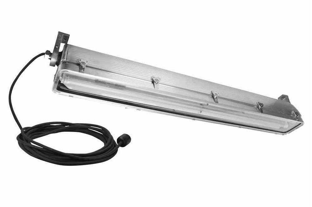 Class 1 Div 2 LED Light - 4 foot 2 lamp - LED T series Style (fluorescent replacement) - 100m Cord - PuriLite
