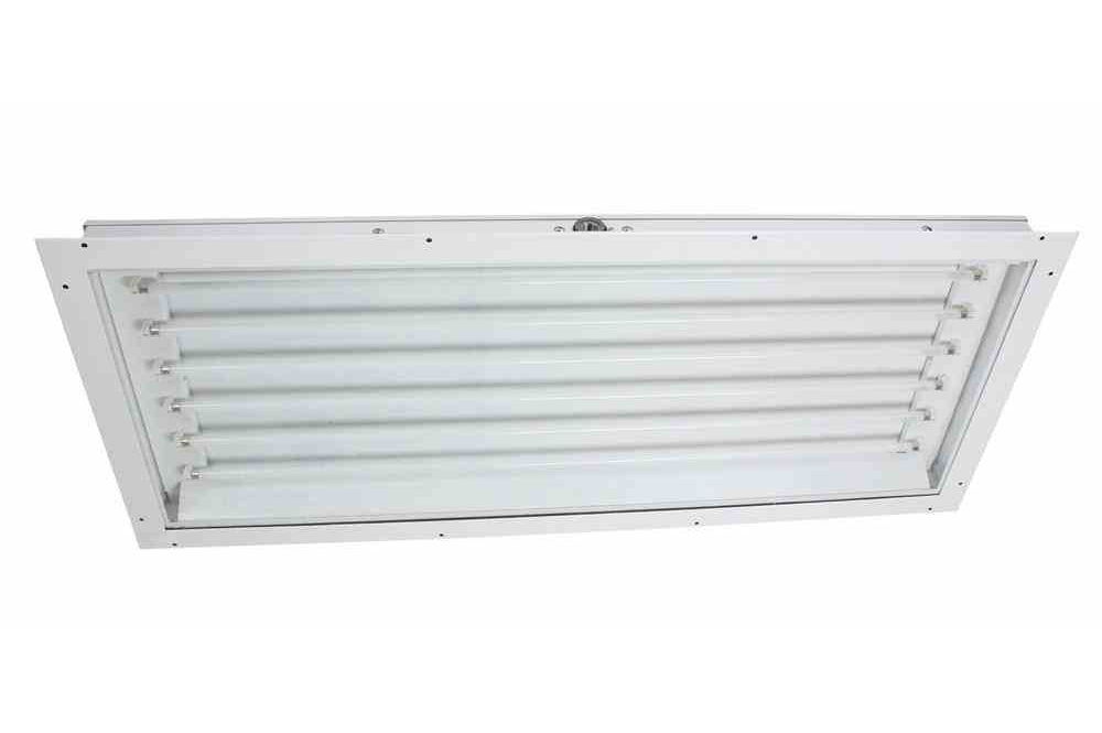 112W Explosion Proof Paint Spray Booth Lay-In LED Fixture - C1D2 - (4) 4' Lamps - Rear Access - PuriLite