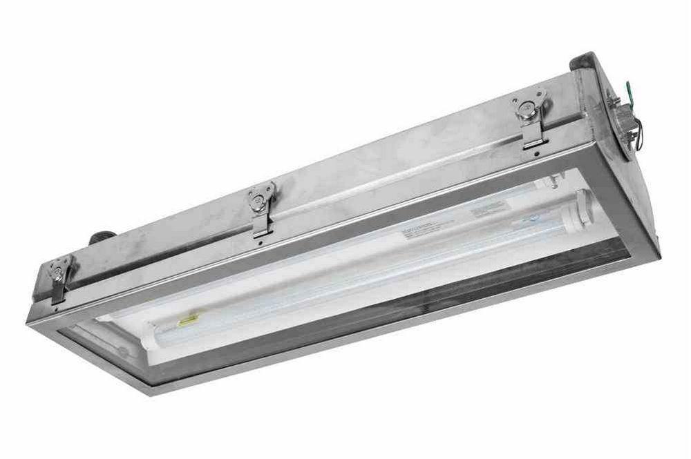 2ft Stainless Steel Hazardous Location Lighting LED Fixture - Class I, Div. II - Corrosion Resistant - PuriLite