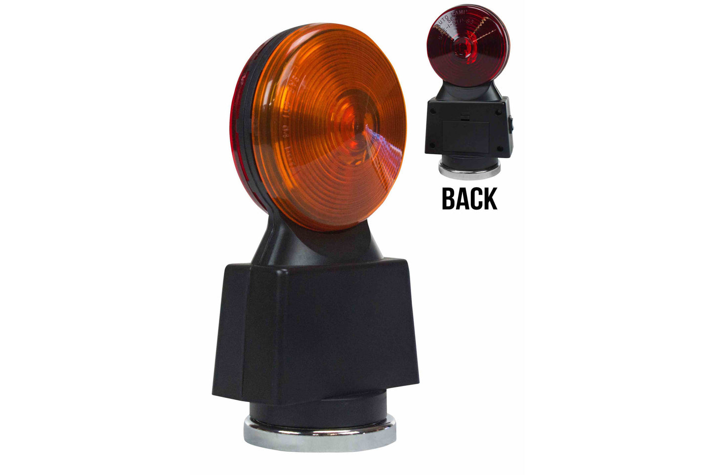 Larson Battery Powered Strobe Light - Heavy Duty Hazard Flashing Lights - RED/AMBER - HDFL-AR - PuriLite